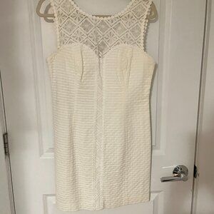 Lilly Pulitzer White Lace Shift Dress